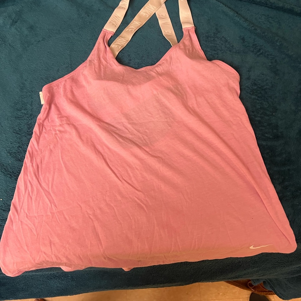 Pink Nike shirt